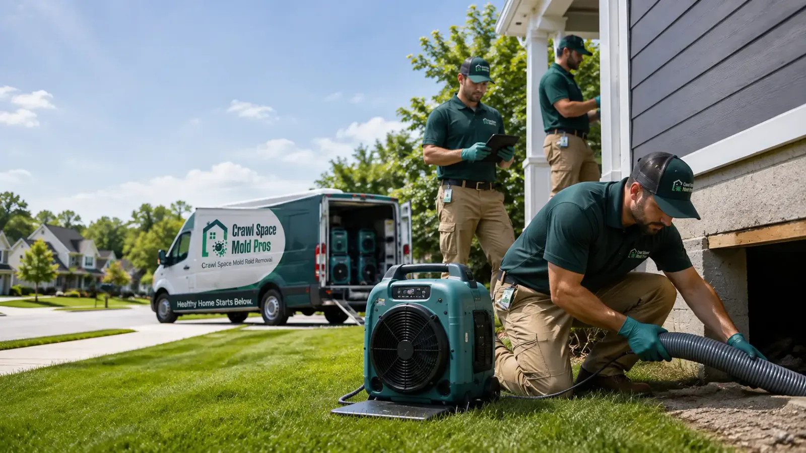 Crawl Space Mold Removal in Wells, MI